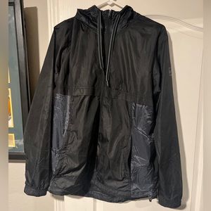 Under Armour Size L Windbreaker Hooded Jacket Black